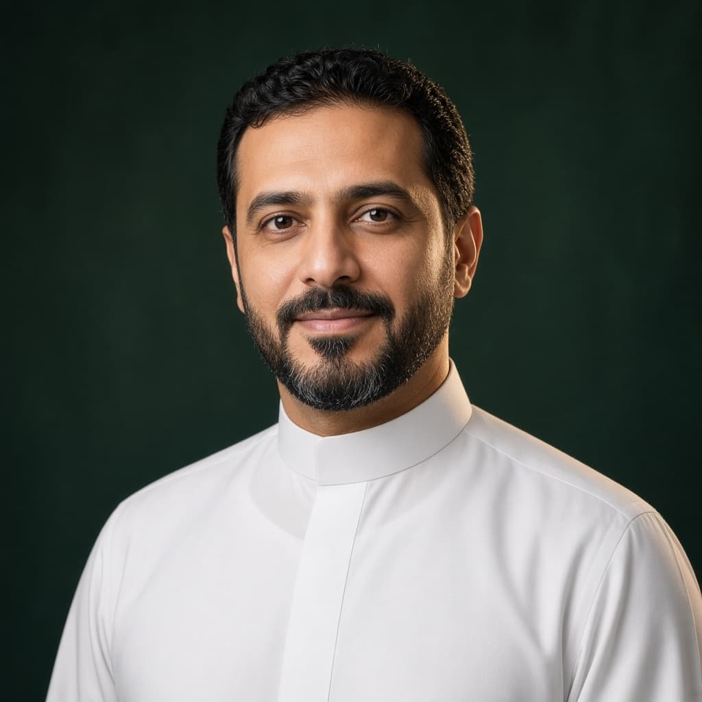 Portrait of Faisal Al-Mutairi, Head of Capital Markets at Aramco Investments