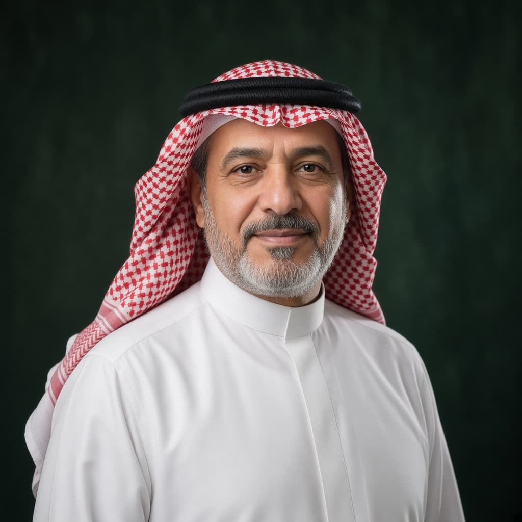 Portrait of Khalid Al-Otaibi, Chairman at Aramco Investments