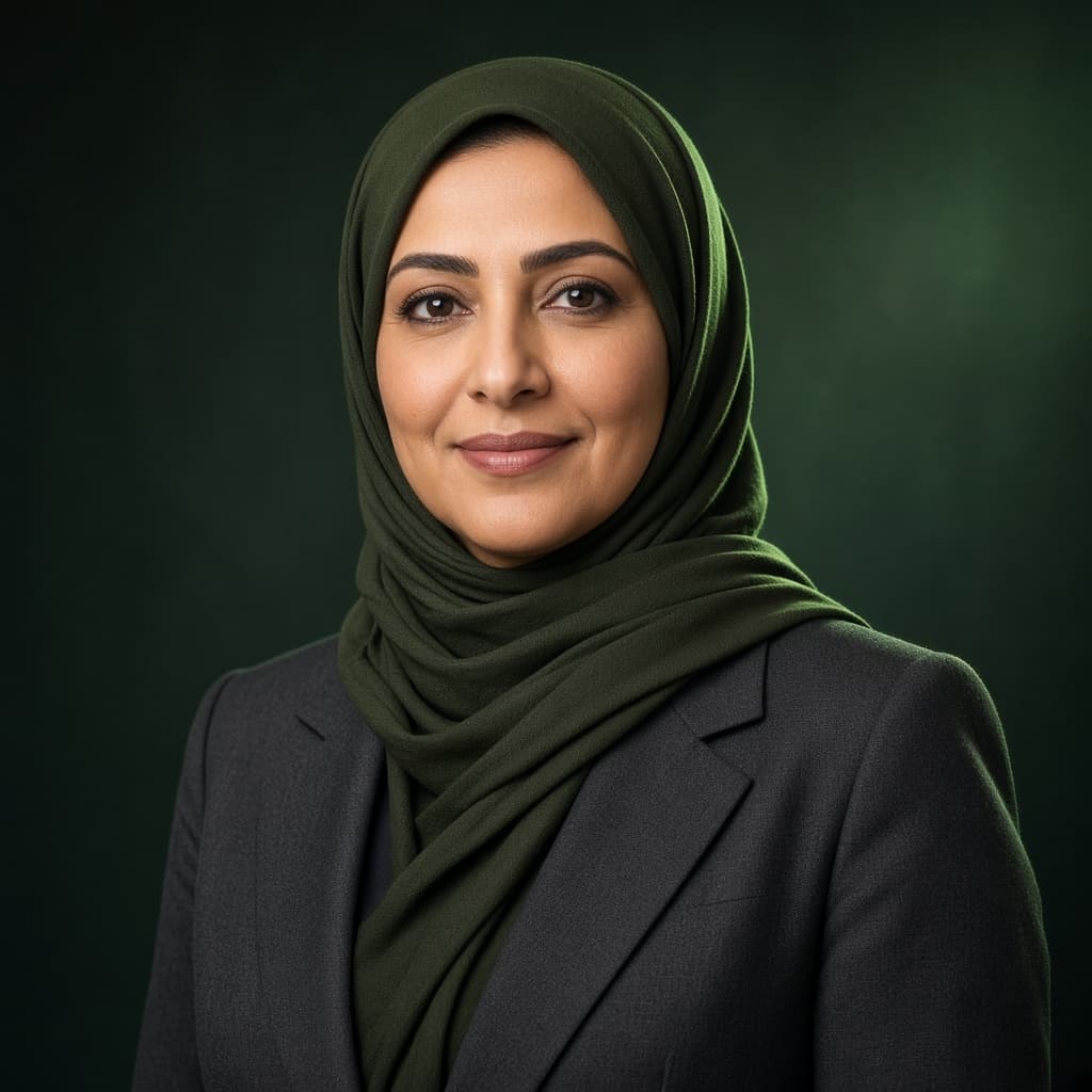 Portrait of Noura Al-Harbi, Chief Executive Officer at Aramco Investments